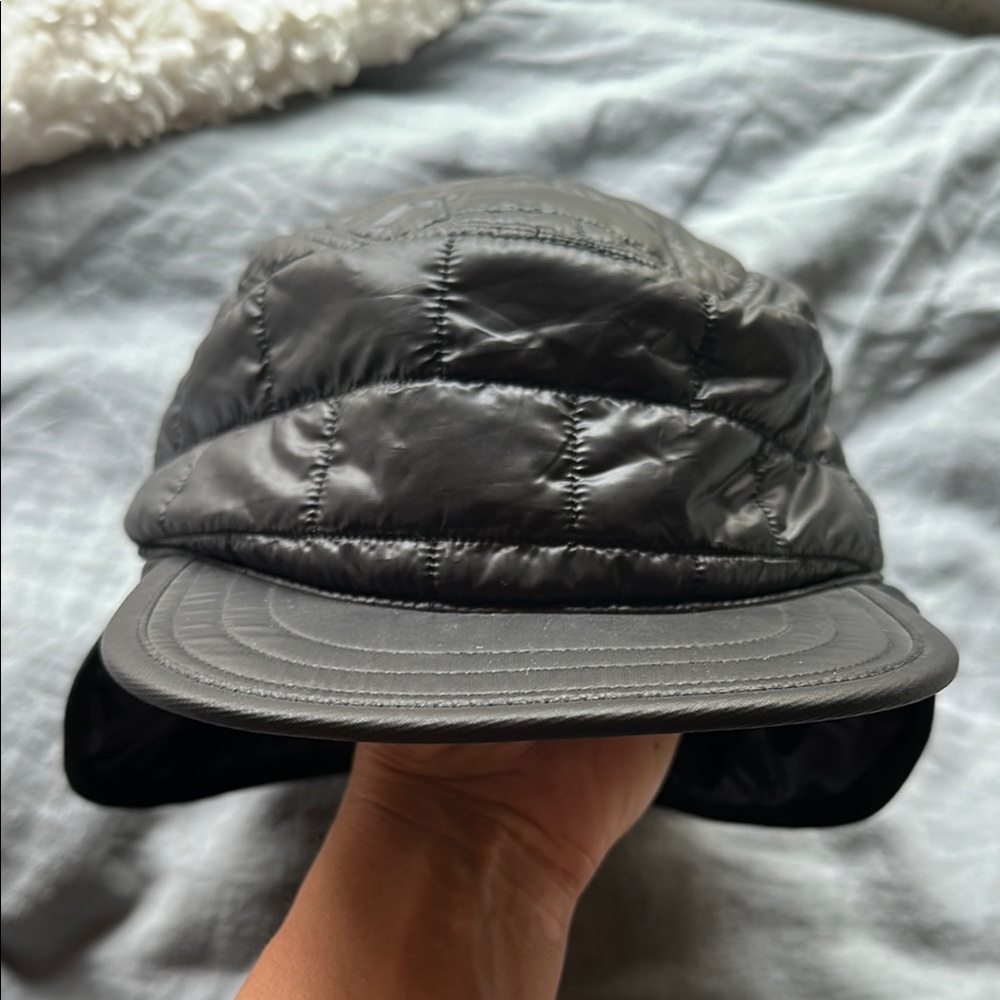 Stylish Gray Quilted Cap